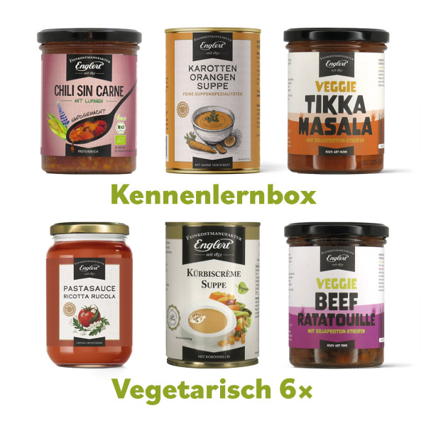 Kennenlernbox - 6er Veggie